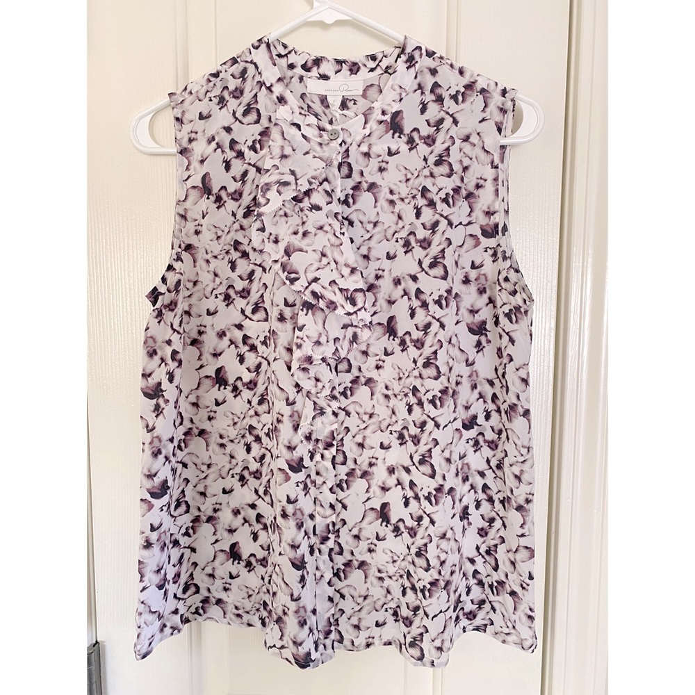 NWT Emerson Rose Silk Floral Sleeveless Blouse